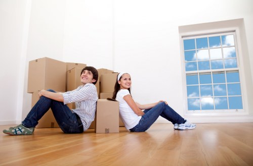 Storage facility setup for company furniture and archives